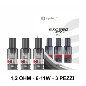 Joyetech - EXCEED PCC POD DI RICAMBIO  1,2 ohm - 3 PEZZI