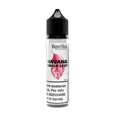 SHOT - Vaporificio - Single Leaf - HAVANA - aroma 20+40 in flacone da 60ml