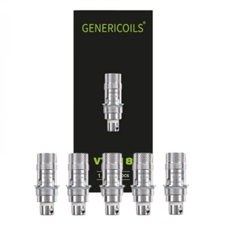 Aspire/Vaptio - Generic Coil RESISTENZE C18 da 1,8 ohm - 5 PEZZI