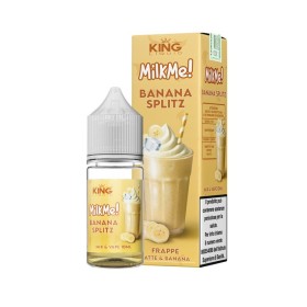 MINI SHOT - King Liquid - Milk Me - BANANA SPLITZ - aroma 10+10 in flacone da 30ml