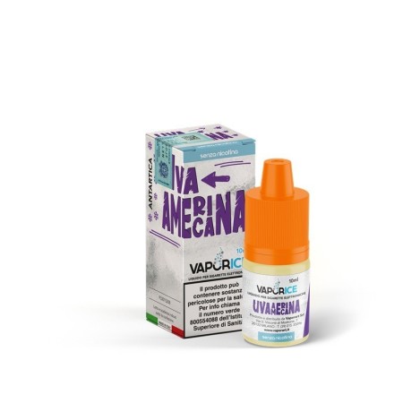 Vaporart - Vaporice - UVA AMERICANA 0mg/ml - Liquido pronto 10ml