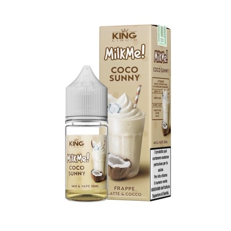 MINI SHOT - King Liquid - Milk Me - COCO SUNNY - aroma 10+10 in flacone da 30ml