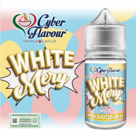 MINI SHOT - Cyber Flavour - Mery - WHITE MERY - aroma 10+10 in flacone da 30ml