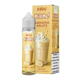 SHOT - King Liquid - Milk Me - BANANA SPLITZ - aroma 20+40 in flacone da 60ml