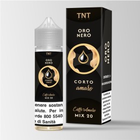 SHOT - TNT Vape - Oro Nero Bidistillati di caffè - CORTO AMARO - aroma 20+40 in flacone da 60ml
