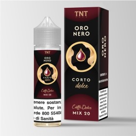 SHOT - TNT Vape - Oro Nero Bidistillati di caffè - CORTO DOLCE - aroma 20+40 in flacone da 60ml