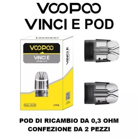 Voopoo - Vinci E80 POD DI RICAMBIO 0,3 ohm 5ml - 2 PEZZI