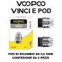 Voopoo - Vinci E80 POD DI RICAMBIO 0,6 ohm 5ml - 2 PEZZI