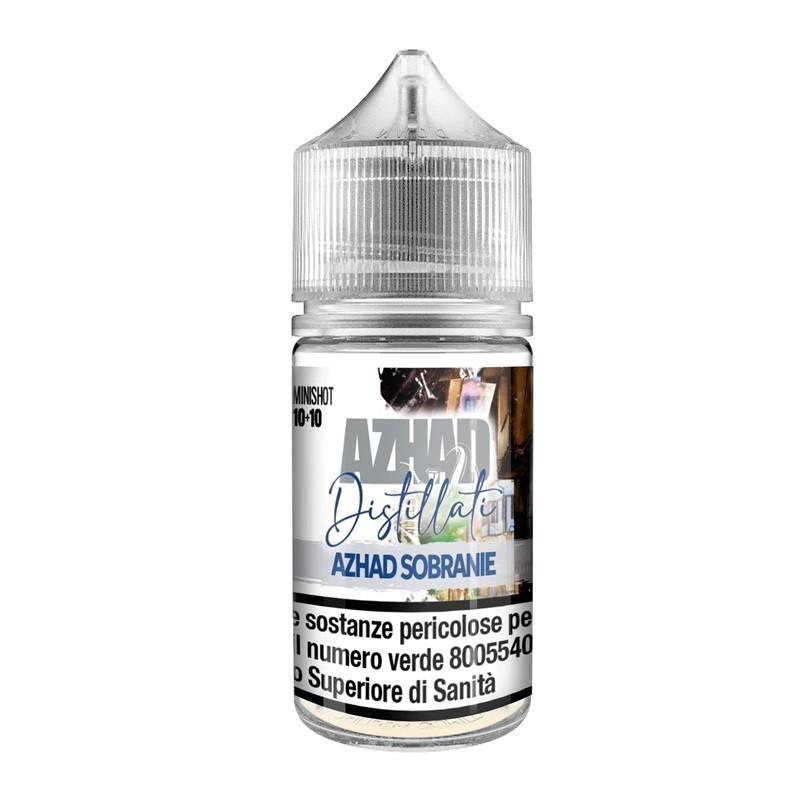 MINI SHOT - Azhad's Elixirs - AZHAD SOBRANIE - aroma 10+10 in flacone ...