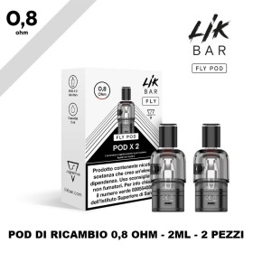 Supreme - LIK BAR FLY POD 2ml 0,8 ohm - PACK 2 PEZZI