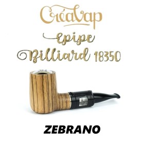 CrèaVap - BILLIARD Epipe 18350 - Zebrano