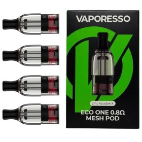 Vaporesso - Eco One POD DI RICAMBIO 0.8ohm - 4 PEZZI