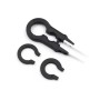 PINZETTA VAPER TWEEZERS IN CERAMICA + ADATTATORI - BLACK