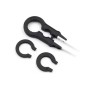 PINZETTA VAPER TWEEZERS IN CERAMICA + ADATTATORI - BLACK