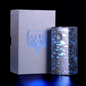 Vaperz Cloud - HAMMER OF GOD 200 DUAL18650 - Plasma Blue