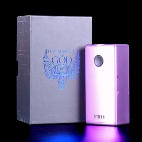Vaperz Cloud - HAMMER OF GOD 200 DUAL18650 - Plum Purple