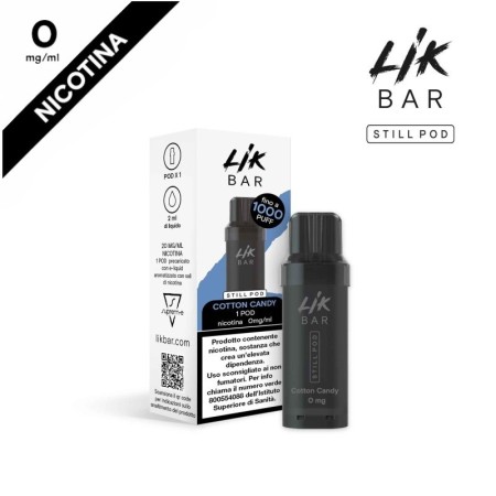 Lik Bar by Suprem-e - STILL POD PRECARICATA 0mg/ml - Cotton candy