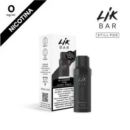 Lik Bar by Suprem-e - STILL POD PRECARICATA 0mg/ml - Blue berry -