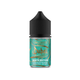 MINI SHOT - Goldwave - Dubai Chocolate  - WHITE EDITION - aroma 10+10 in flacone da 30ml