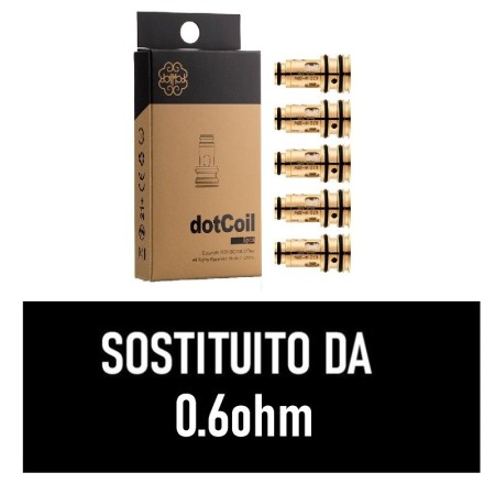 DotMod - DotAio V2 DOTCOIL RESISTENZE MESH 0.7 ohm - PACK 5 PEZZI (SOSTITUITO DA VERSIONE 0.6OHM)