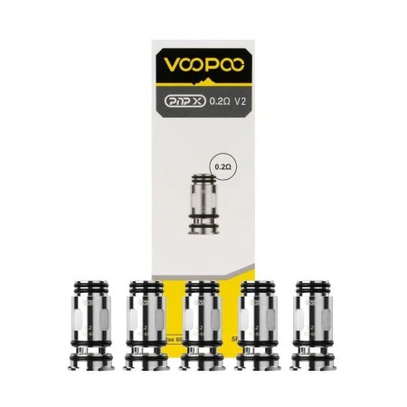 Voopoo - Drag x2/s2 RESISTENZE PNP X V2 0.2 ohm - PACK 5 PEZZI