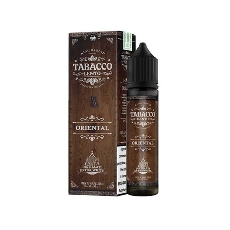 SHOT - King Liquid - Tabacco Lento - ORIENTAL - aroma 20+40 in flacone da 60ml
