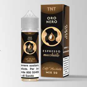 SHOT - TNT Vape - Oro Nero Bidistillati di caffè - ESPRESSO MACCHIATO - aroma 20+40 in flacone da 60ml