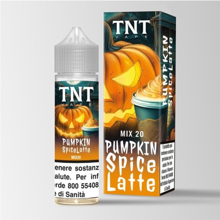 SHOT - TNT Vape - Pumpkin - SPICE LATTE - aroma 20+40 in flacone da 60ml