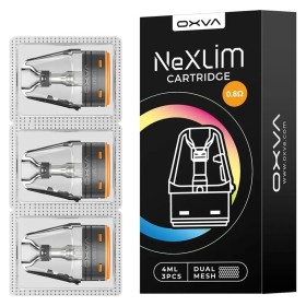Oxva - NEXLIM POD DI RICAMBIO TOP FILL DA 0.8 ohm - 3 PEZZI - 4ml
