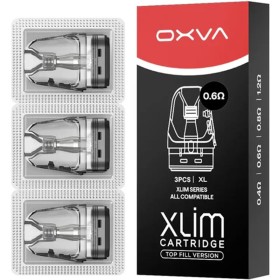 Oxva - XLIM POD DI RICAMBIO TOP FILL DA 0.6 ohm - 3 PEZZI - 3ml