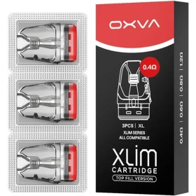 Oxva - XLIM POD DI RICAMBIO TOP FILL DA 0.4 ohm - 3 PEZZI - 3ml