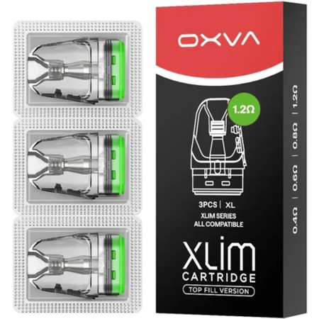 Oxva - XLIM POD DI RICAMBIO TOP FILL DA 1,2 ohm - 3 PEZZI - 3ml