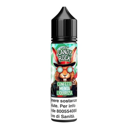 SHOT - Flavour Art - Candy Rock - CONFETTO MENTA LIQUIRIZIA - aroma 20+40 in flacone da 60ml