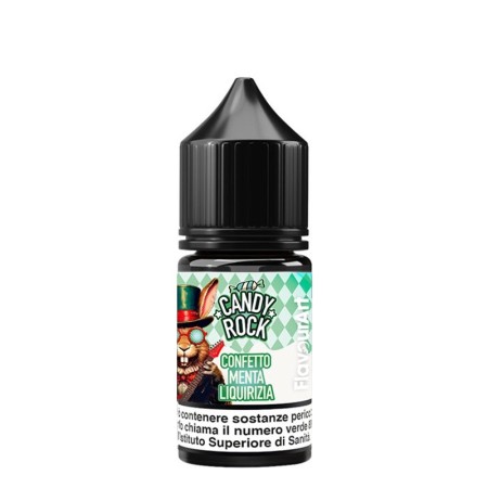 MINI SHOT - Flavour Art - Candy Rock - CONFETTO MENTA LIQUIRIZIA - aroma 10+20 in flacone da 30ml