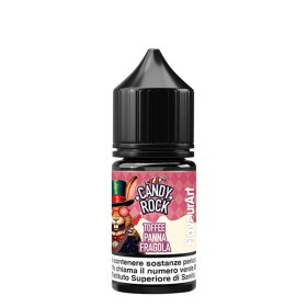 MINI SHOT - Flavour Art - Candy Rock - TOFFEE PANNA E FRAGOLA - aroma 10+20 in flacone da 30ml