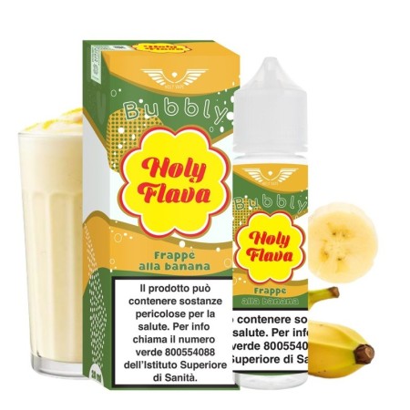 SHOT - Holy Vape - Holy Flava - FRAPPE' ALLA BANANA - aroma 20+40 in flacone da 60ml