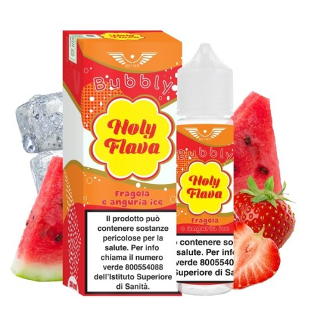 SHOT - Holy Vape - Holy Flava - FRAGOLA E ANGURIA ICE - aroma 20+40 in flacone da 60ml