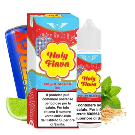 SHOT - Holy Vape - Holy Flava - MOJITO MALIBU' ICE - aroma 20+40 in flacone da 60ml