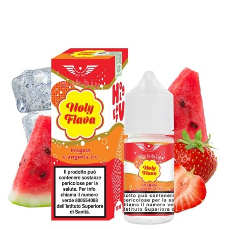 MINI SHOT - Holy Vape - Holy Flava - FRAGOLA E ANGURIA ICE - aroma 10+20 in flacone da 30ml