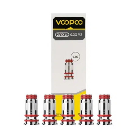 Voopoo - RESISTENZE PNP X 0.3 ohm V2 - PACK 5 PEZZI