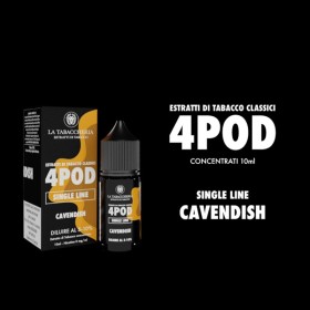 La Tabaccheria - 4Pod Single Line - CAVENDISH - aroma 10ml