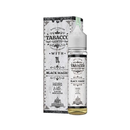 SHOT - King Liquid - Tabacco Lento With - BLACK MAGIC - aroma 20+40 in flacone da 60ml