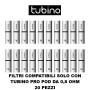 Aspire - FILTRI PER TUBINO PRO POD DI RICAMBIO DA 0,8 OHM - 20 Pezzi
