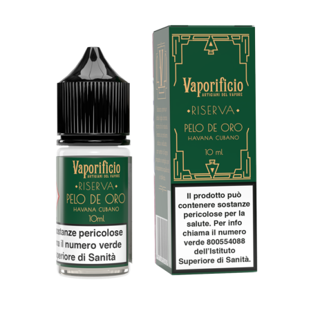 MINI SHOT - Vaporificio - Riserva Estratti Organici Pentadistillati - PELO DE ORO - aroma 10+20