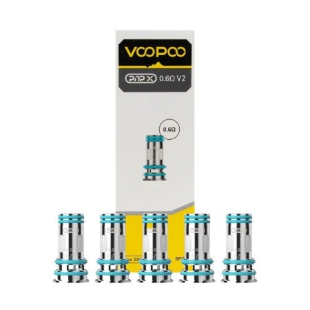 Voopoo - RESISTENZE PNP X 0.6 ohm V2 - PACK 5 PEZZI