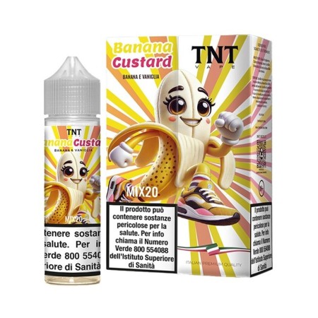 SHOT - TNT Vape - BANANA CUSTARD - aroma 20+40 in flacone da 60ml