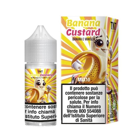 MINI SHOT - TNT Vape - Vape Lab - BANANA CUSTARD - aroma 10+10 in flacone da 30ml