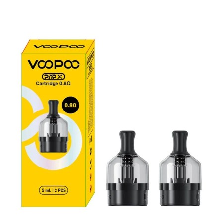VooPoo - PNP X POD CON RESISTENZA INTEGRATA DA 0,8 OHM - 2 Pezzi