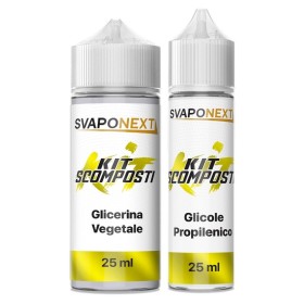 Svaponext - Kit Scomposti - KIT GIALLO 50ml 50/50 (25VG+25PG)