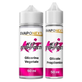 Svaponext - Kit Scomposti - KIT MAGENTA 100ml 50/50 (50VG+50PG)